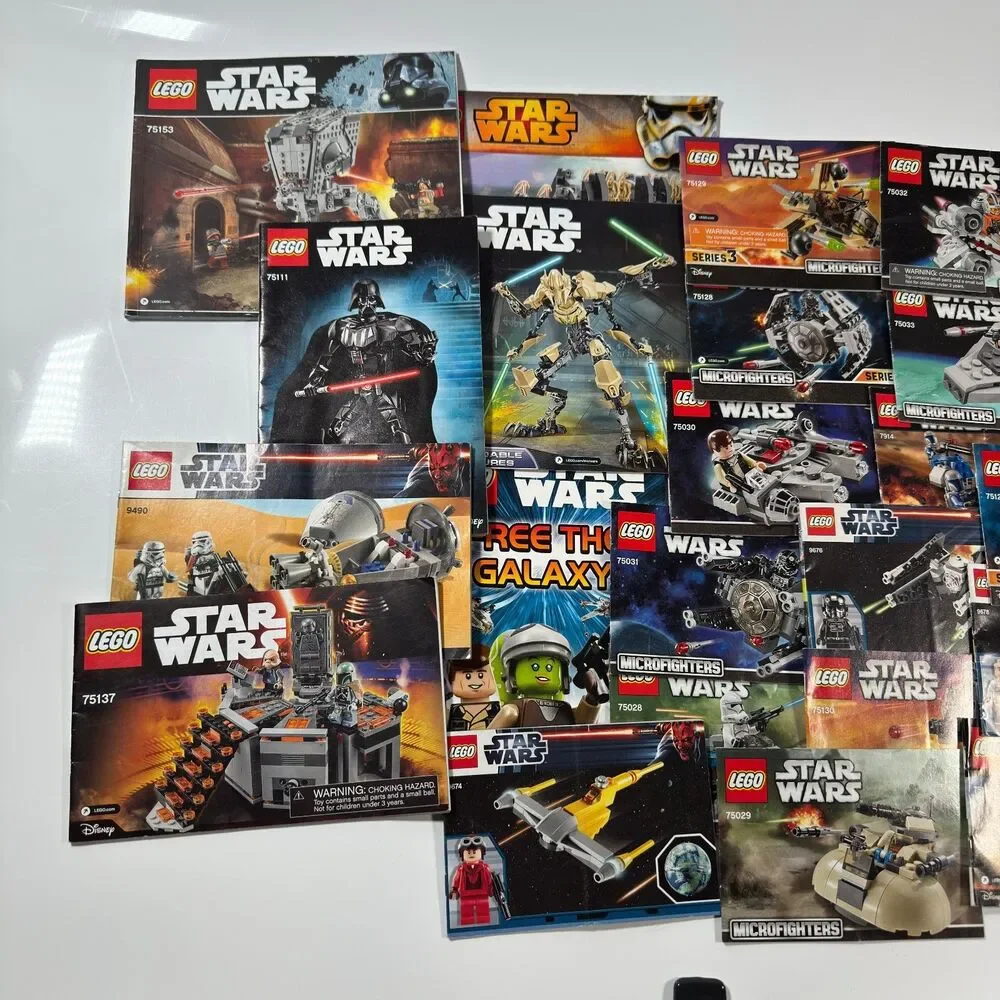 LEGO Star Wars Instruction Manuals Lot Booklet Booklet Bundle ONLY No Bricks